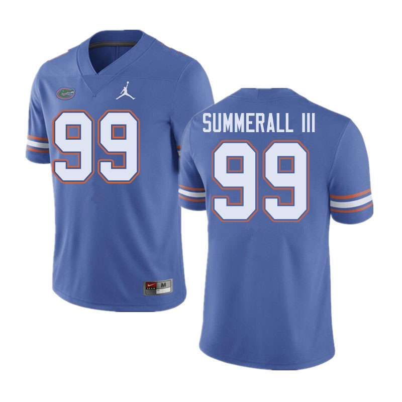 Jordan Brand Men #99 Lloyd Summerall III Florida Gators College Football Jerseys Sale-Blue